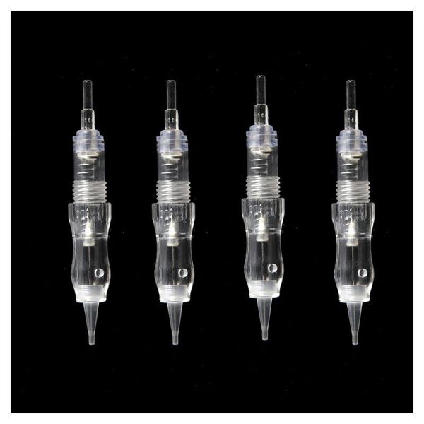 

tattoo needles 100pcs revolution needle stainless steel nozzle makeup cartridgeneedles tattoomachine kit eyebrow needle1r,2r,,.7rl