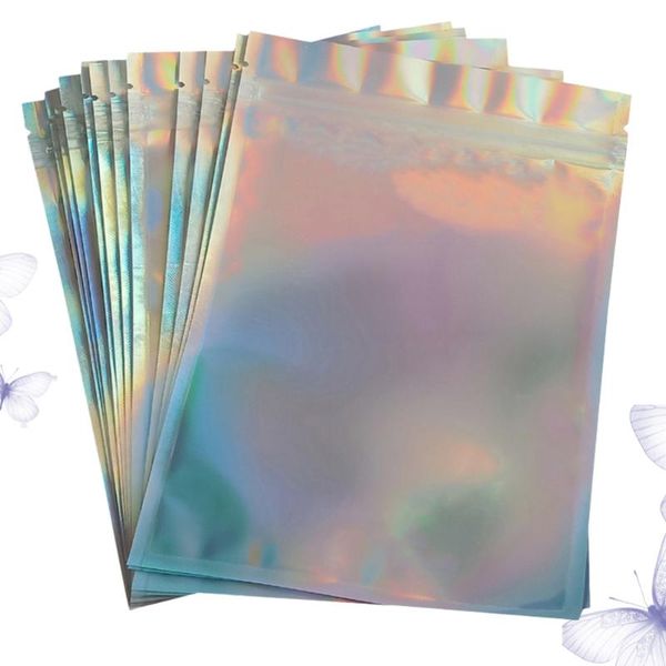 

storage bags 50pcs portable bag translucent sealable pouches nut packing gift