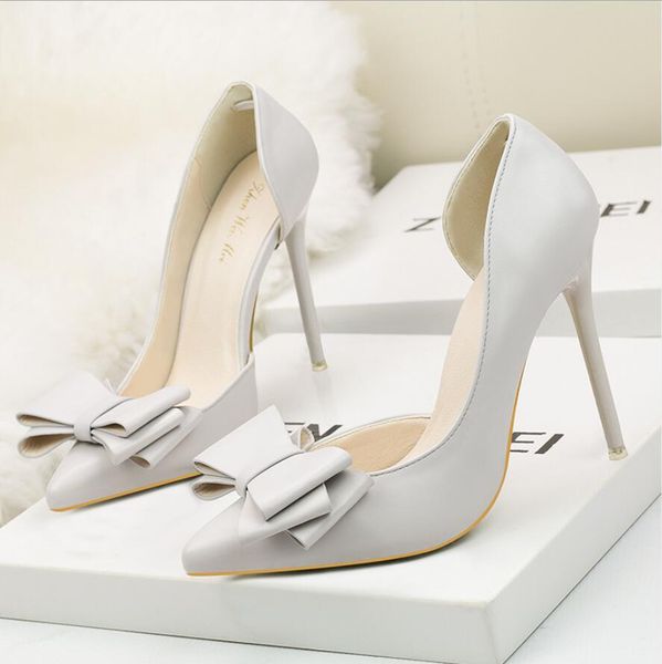 2021 donne tacchi alti scarpe eleganti partito moda rivetti ragazze sexy punta a punta fibbia pompe piattaforma scarpe da sposa nero bianco rosa colore 9789