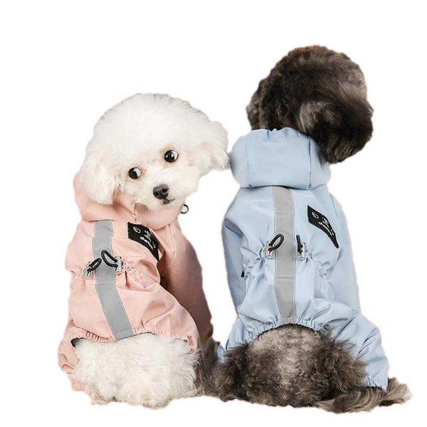 

dog apparel 2021 pet clothing plush autumn winter complete rain proof clothes christmas jumpsuit for dogs small