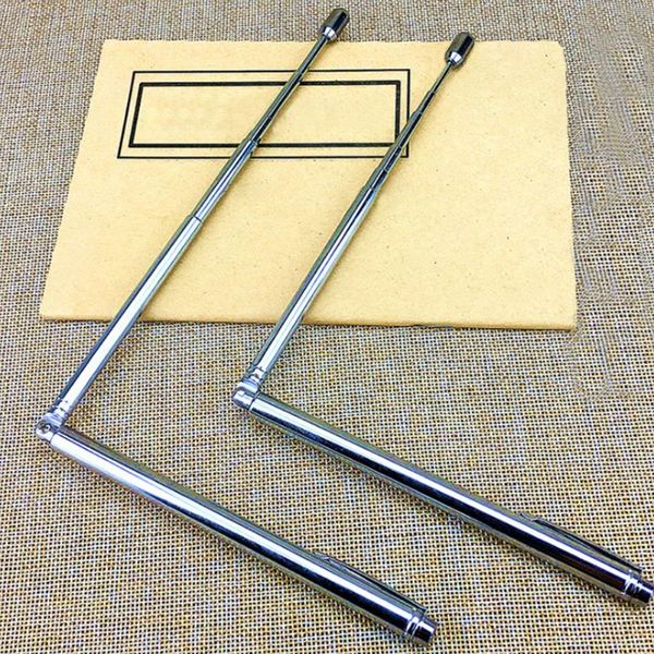 

metal detectors 2pcs copper ghost hunting dowsing divining rods detector water witching lost objects stainless steel