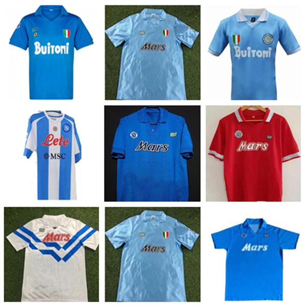 

tous1986 1987 1988 1989 1991 1992 1993napoli soccer jersey 86 87 88 89 90 91 92 93 maradona men football shirt, Black;yellow