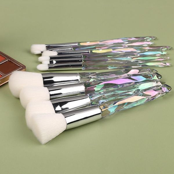 

makeup brushes tool set crystal cosmetic powder eye shadow foundation blush blending beauty make up brush maquiagem