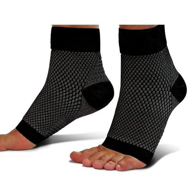 

ankle support compression foot sleeves for men women arch plantar fasciitis pain relief, heel pain, and treatment socks, Blue;black