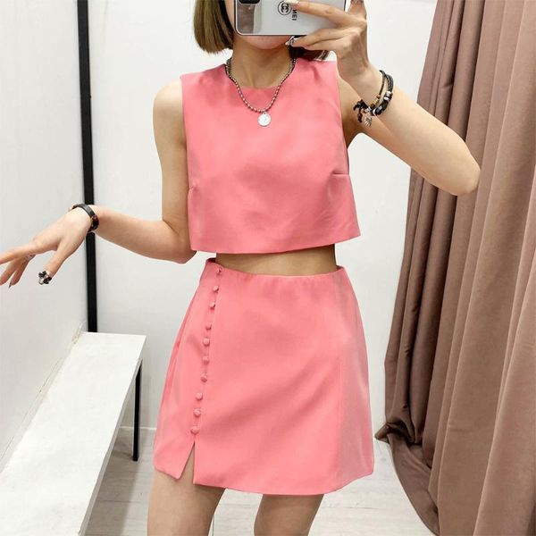 

skirts half-length skirt spring women's 2021 pink youth sweet casual all-match button-embellished high waist mini, Black