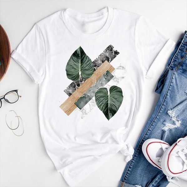 

graphic cartoon 90s cute beach women t shirt kawaii short sleeve summer fashion print female clothes tees, White