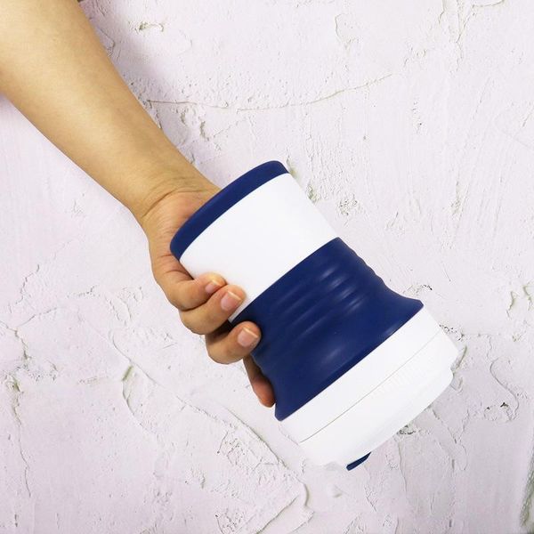 

550ml lightweight silicone coffee cup retractable water bottle folding sports