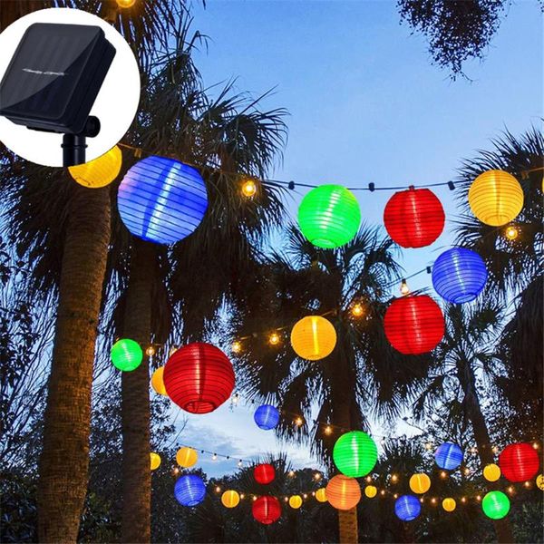 

strings outdoor garland street led lantern bulb solar energy string light as christmas decoration lamp for home indoor holiday lighting