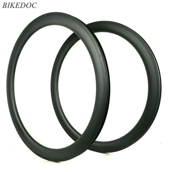 

bike wheels bikedoc 700c* 25mm carbon road rims 50mm full tubeless rim