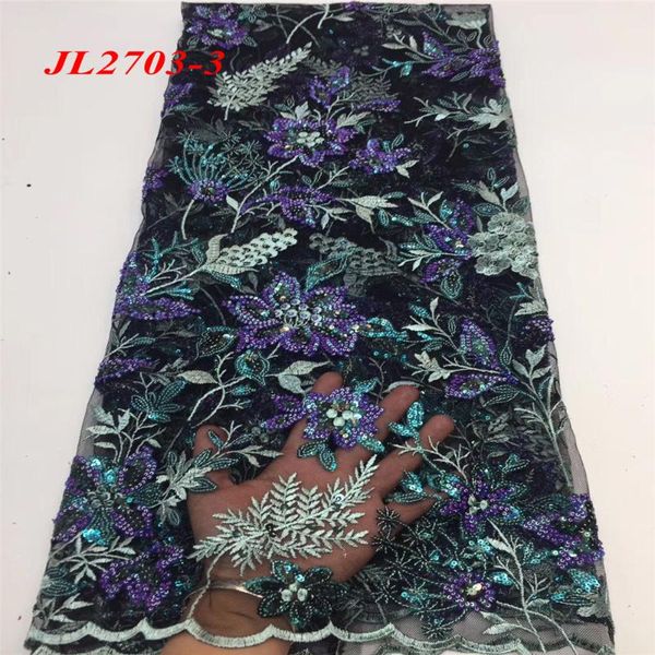 

ribbon navy blue lace applique fabric embroidery sequin for bridal wedding dress 5 yards, Pink;blue