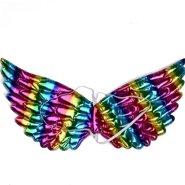 

hair accessories princess colorful wings kids headband for girls bands costume, Slivery;white