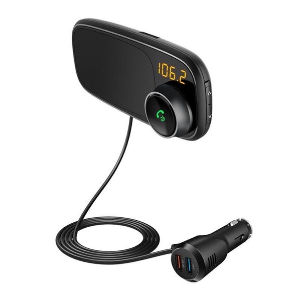 

car mp3 player magnetic suction bracket quick charge support tf card equipped with dual bluetooth integrated circuit scheme & mp4 players