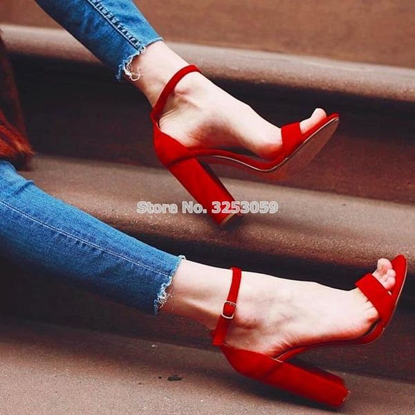 

red pink rose gold chunky heel sandals single strap buckle dress shoes celebrity runday fashion pumps gladiator, Black