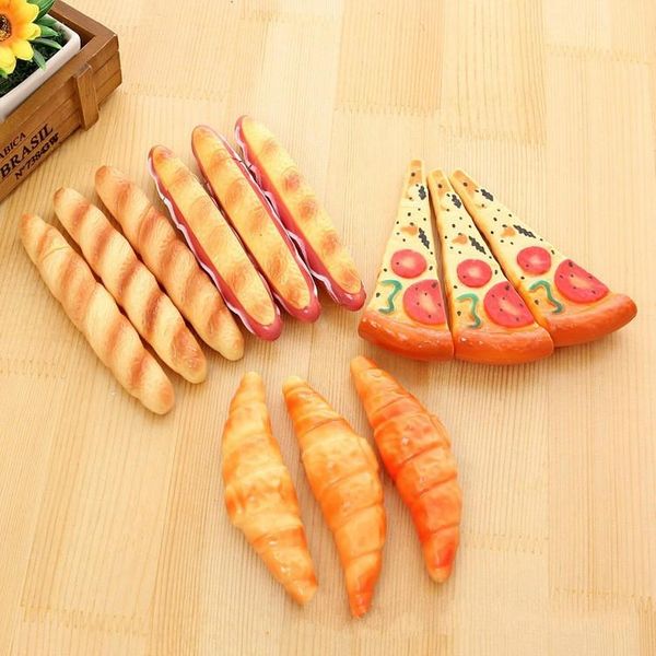 

ballpoint pens 1 piece lytwtw's cute kawaii pizza dog bread korean stationery creative quality pen writing, Blue;orange