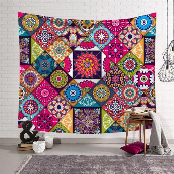 

tapestries witchcraft tarot tapestry wall hanging carpets polyester fabric hippie boho india decor gypsy mandala blankets