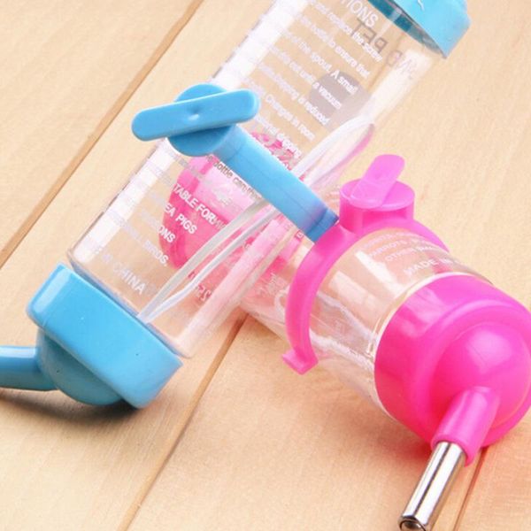 

dog bowls & feeders hanging pet cat bowl auto drinking head pipe fountains water feeder plastic hamster bottle holder dispenser