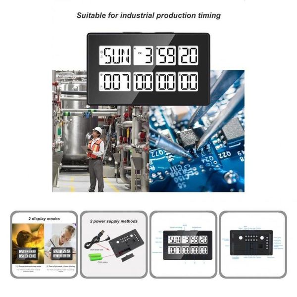 

other clocks & accessories strong adhesiveness time management digital alarm clock with backlight household