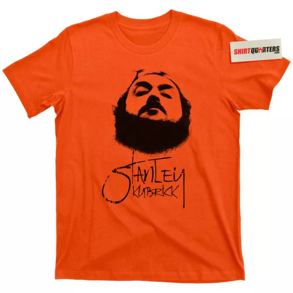 

stanley kubrick director the shining clockwork orange blu ray dvd tee t shirt, White;black
