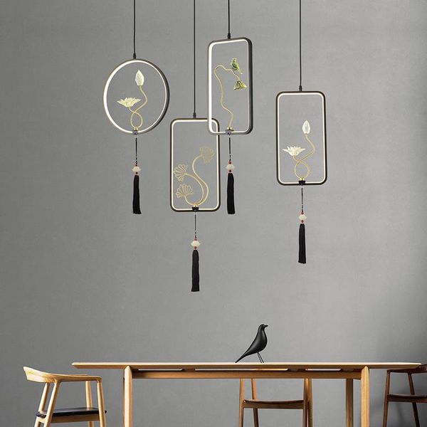

pendant lamps black iron retro lights chinese style led art for dining room lampara techo kitchen accesories ei50dd