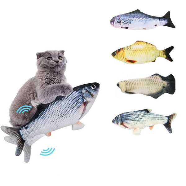 

cat toys usb electric simulated fish funny beating safe and bite resistant pet toy