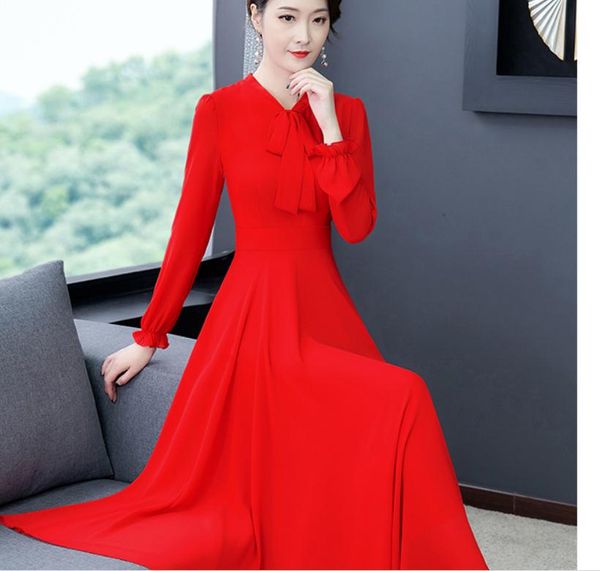 

2021 summer fashion long sleeve women's dress@68, Black;gray