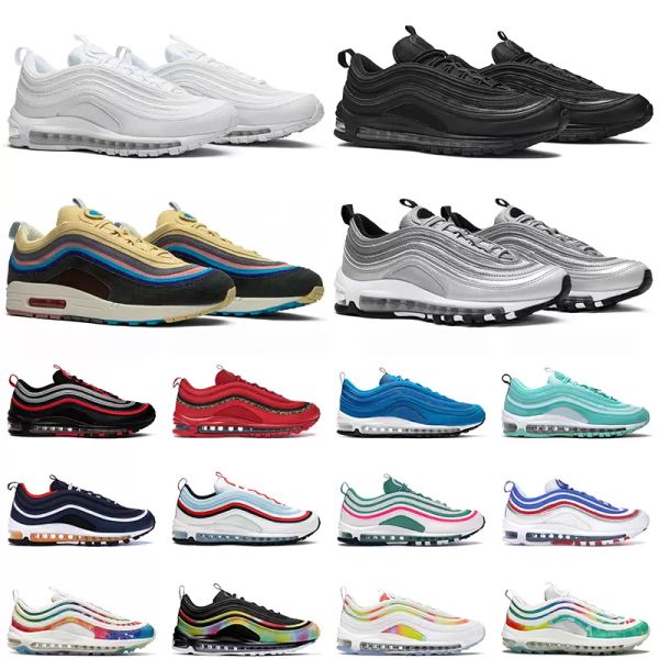 

97 running shoes cushion shoes silver bullet 3m reflective holy water smiley men and women sports trainer 36-45
