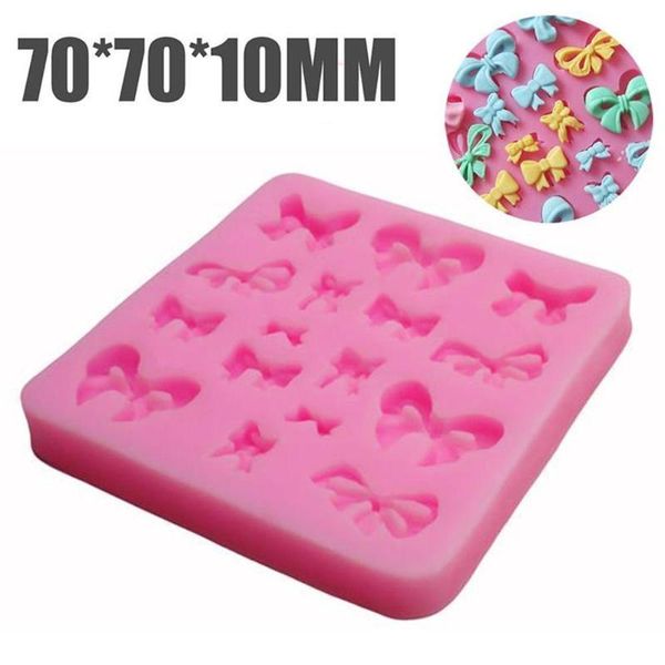 

multiple mini bow bowknots shape cake mold chocolate for the kitchen baking tool diy sugarcraft decoration & pastry tools