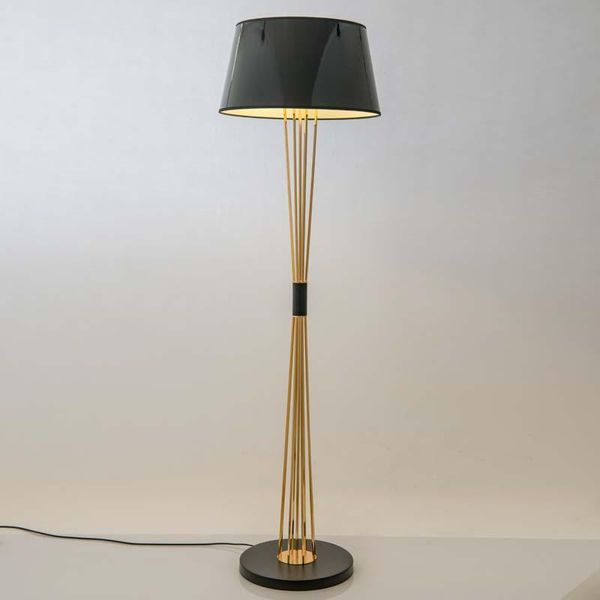 

floor lamps metal led black lamp gold white standing lighting bedside night soft light for bedroom living study reading room home