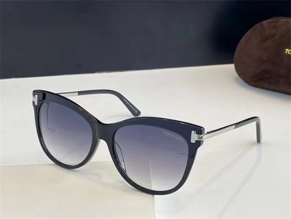 

designer cross lens women's new ft0821 sunglasses box men's and women's sunglasses all blackboard material, White;black