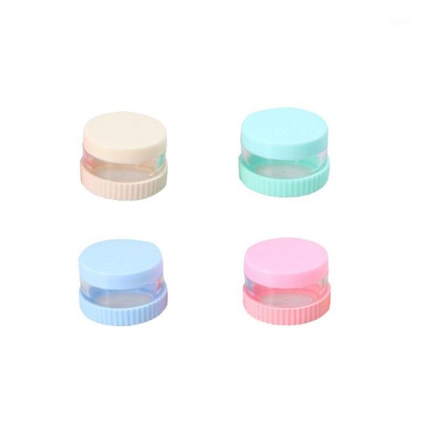 

storage bottles & jars 4pcs empty emulsion box silica cream lotion silicone leakproof bottle portable for trip home (random color