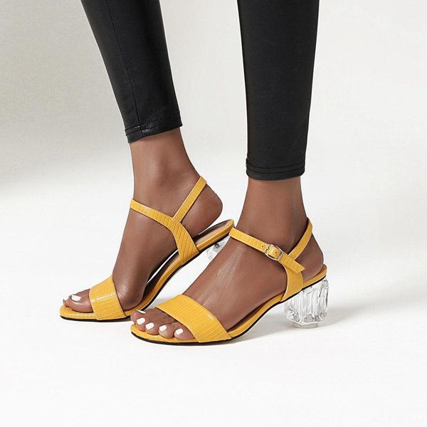 

dress shoes high heels women outdoor leisure pvc slippers sandals open toes transparent crystal women's heel slides, Black