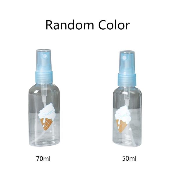 

storage bottles & jars 1pcs 50ml 70ml plastic spray bottle transparent atomiser containers k1kb