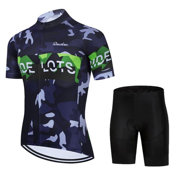 

racing sets cycling jersey men set bicycle clothing suit breathable mountain bike clothes sportwears sports team ciclismo, Black;blue