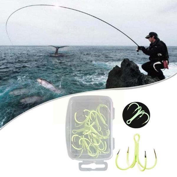 

fishing hooks katyusha 10pcs boxed luminous hook quadruple n7u7