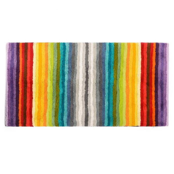 

carpets rainbow rug colorful carpet hand-knitted cotton mats doormat kitchen ins style gift for kids room children