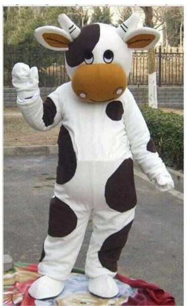 Талисман костюмы коровьей костюма костюм мультипликационный персонаж модных вечеринок игровое платье Хэллоуин карнавал на открытом воздухе