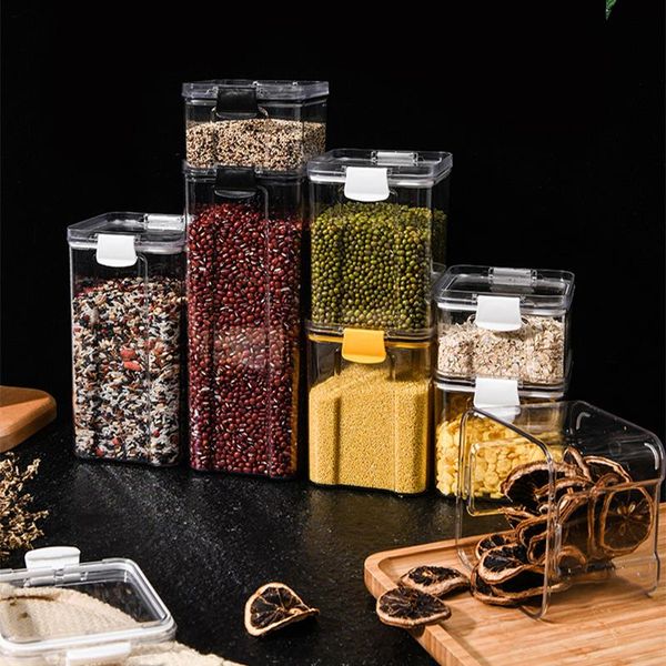 

storage bottles & jars food containers kitchen organization container transparent canister keep fresh