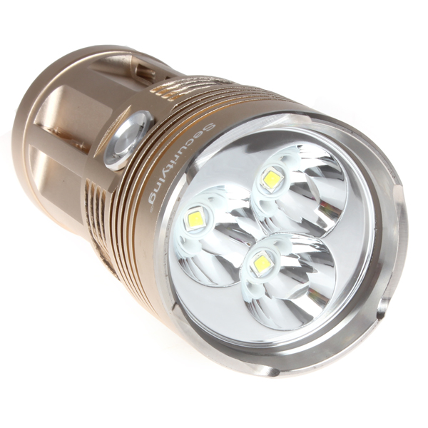 

aluminum super bright 3000 lumens 3 x xm-l t6 led for outdoor flashlights torches