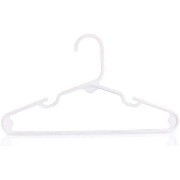 

hangers & racks 20pcs kids clothes practical coat hook for kid home (white)
