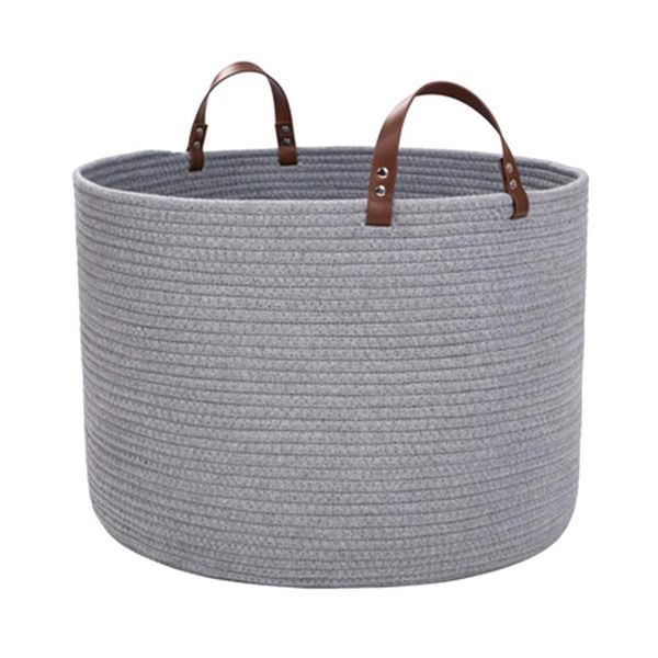 

basket for blankets large baskets storage blanket extra cotton rope - laundry