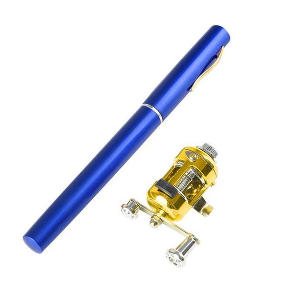

boat fishing rods 900d mini portable pocket fish pen aluminum alloy rod + reel