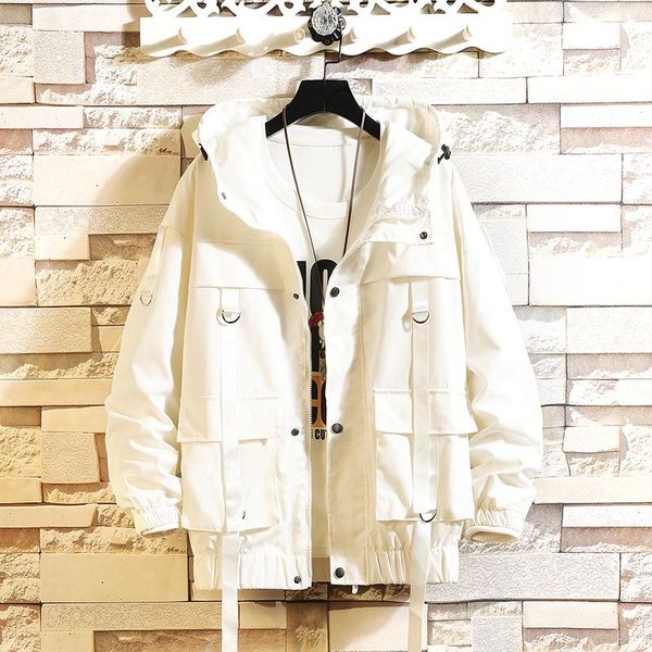 

women's jackets hooded 2021 spring causal windbreaker women coats zipper ribbons sportswear bomber famale, Black;brown