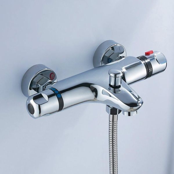 

wall mounted bath shower thermostatic faucets ceramic valve bathroom water control mixer faucet tap sets