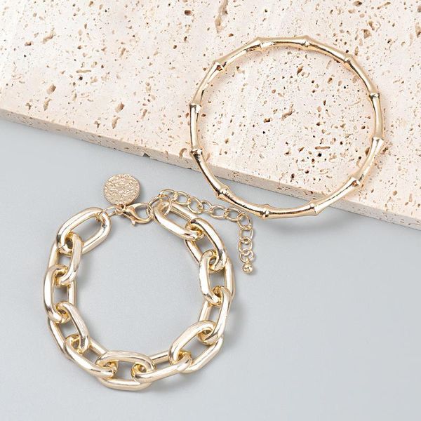 

bangle alloy bracelet combination set two-piece female, Black
