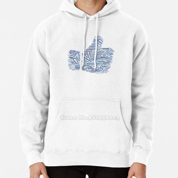 

men's hoodies & sweatshirts positive , optimistic inspirational and warm words forming thumbs up print hoodie men mens hip hop hooded, Black
