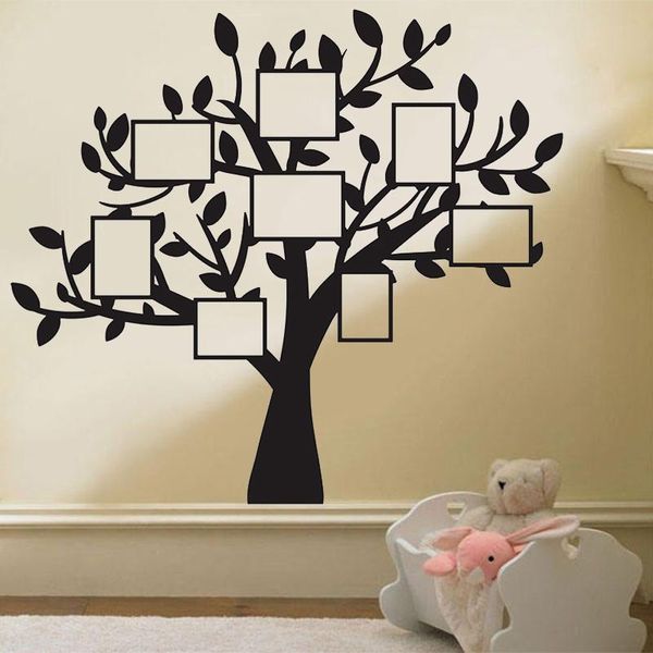 

wall stickers custom tree family pos decal sticker living room home decor art
