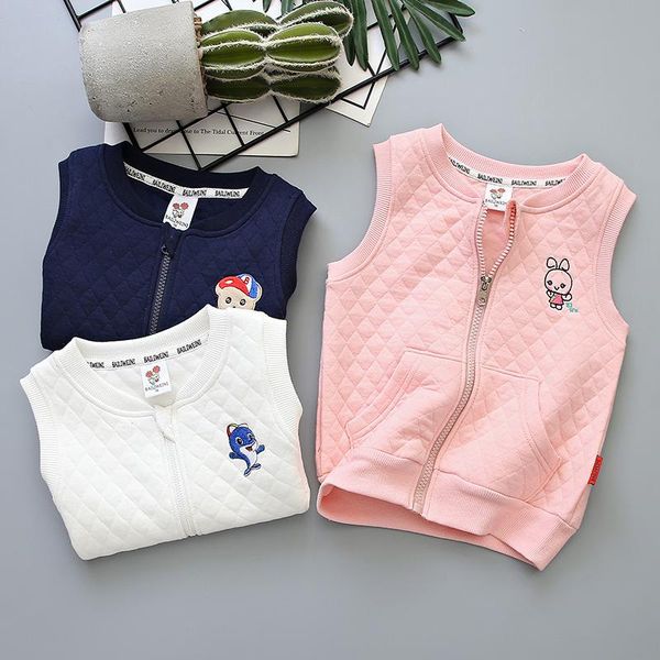 

boys and girls waistcoat windbreaker vests zipper jacket coat kids winter children sleeveless autumn outwear clothes, Camo