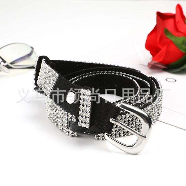 

designer belts h798 2023 full women's diamond belt nmre, Silver
