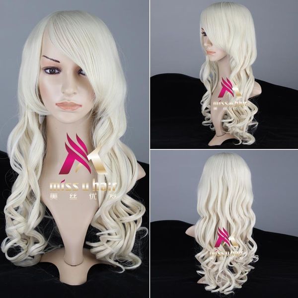 

meisi youfa flower ben ye jiumei beige cosplay animation wig c010, Black