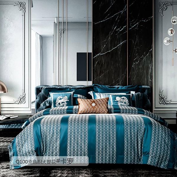 

bedding sets simple stripes set luxury egyptian cotton duvet cover quilt bed linen  size bedspread home textile pillowcase